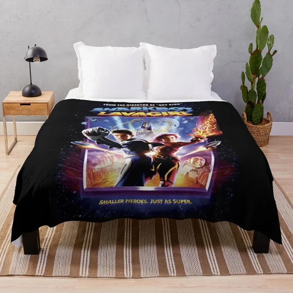 The Adventures of Sharkboy and Lavagirl Throw Blanket Soft Bed Blankets Custom Blanket Luxury Thicken Blanket