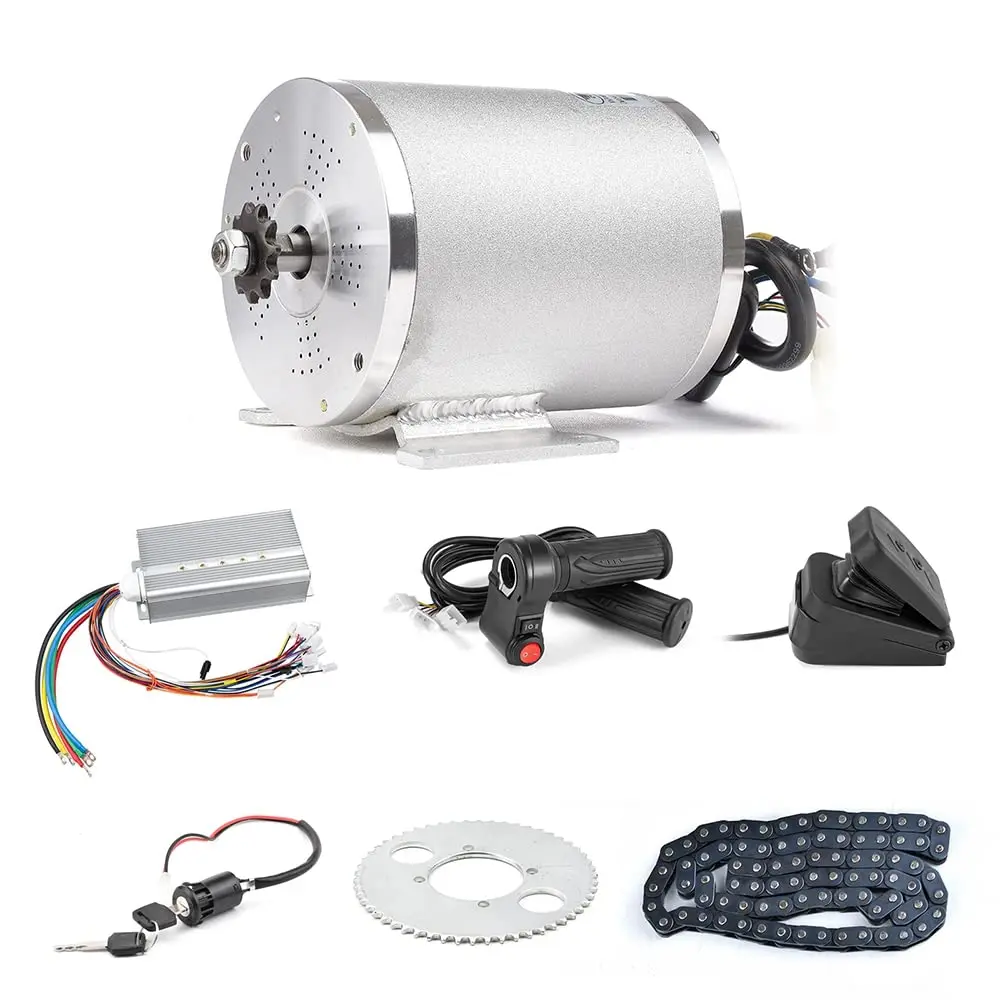 

BLDC 72V 3000W Brushless Motor Kit 50A Controller Throttle for Electric Scooter E Bike Engine Motorcycle DIY Part Conversion Kit