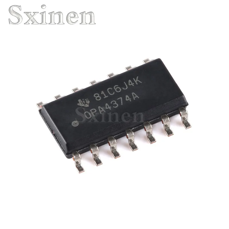 OPA4374AIDR SOIC-14 Quad Operational Amplifier Chip