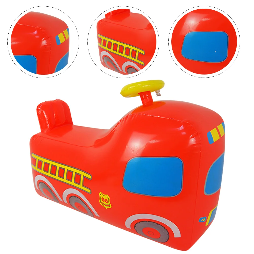 

Kids Inflatable Car Toy Toys Children Fire Plaything Outdoor Truck Toddler PVC Tumbler