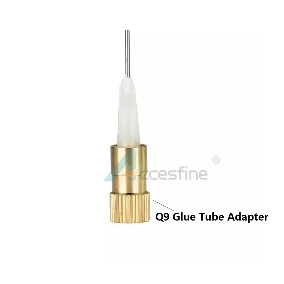 Adaptador de tubo de pegamento y aguja T1 T2 para dispensador de pegamento de pasta de soldadura, alcohol, herramientas de reparación de gotas 2