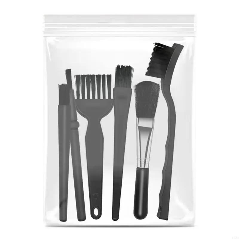 

6 в 1 набор для очистки щетки для очистки электроники с плотными мягкими щетинками и ручкой долговечности