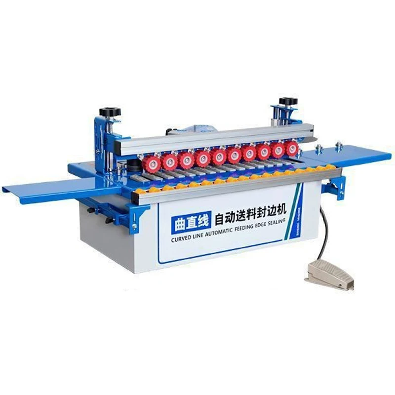 

Полностью автоматический деревообрабатывающий кромкооблицовочный станок 770, бытовой полностью автоматический кромкооблицовочный станок для обрезки и полировки