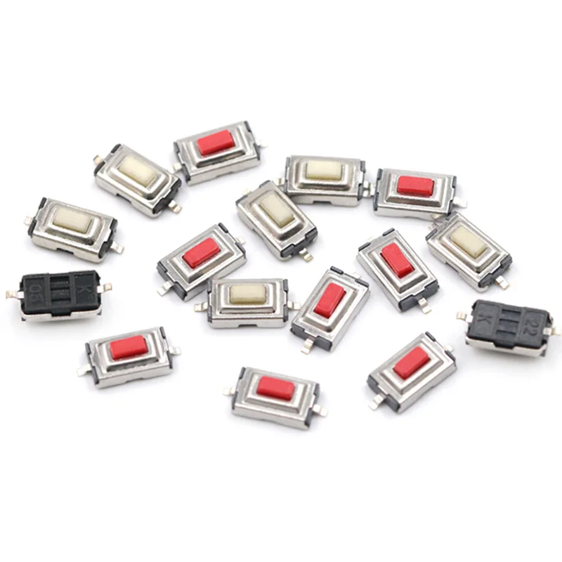 100pcs 3*6*2.5mm SMD Tactile Push Button Tact Switch Micro Switch for PCB mount