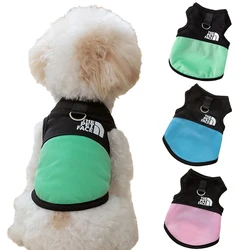 Summer Dogs Clothes Mesh Breathable Dogs Cats Vest For Puppy Maltese Chihuahua T-shirt French Bulldog Vest Pet Costumes