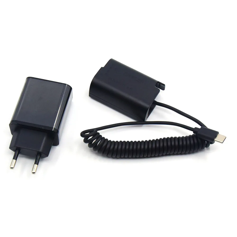 PD USB TYPE C to DMW BLK22 Dummy Battery DMW-DCC17 DC Coupler&PD 3.0 Charger for Panasonic Lumix GH6 GH6L GH5II DC-S5 S5K Camera