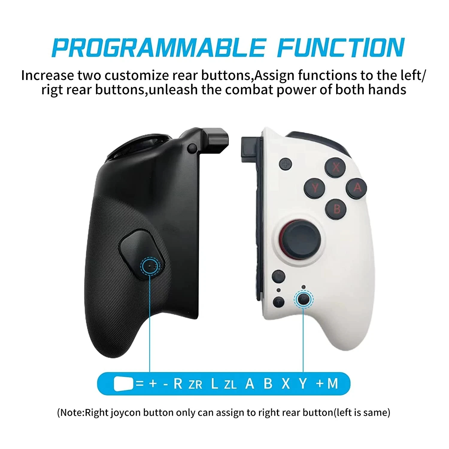 COIORVIS-Gamepad Joypad Bluetooth com Face Magnética Shell, Controlador De Jogos Sem Fio para Nintendo Switch/Switch, OLED
