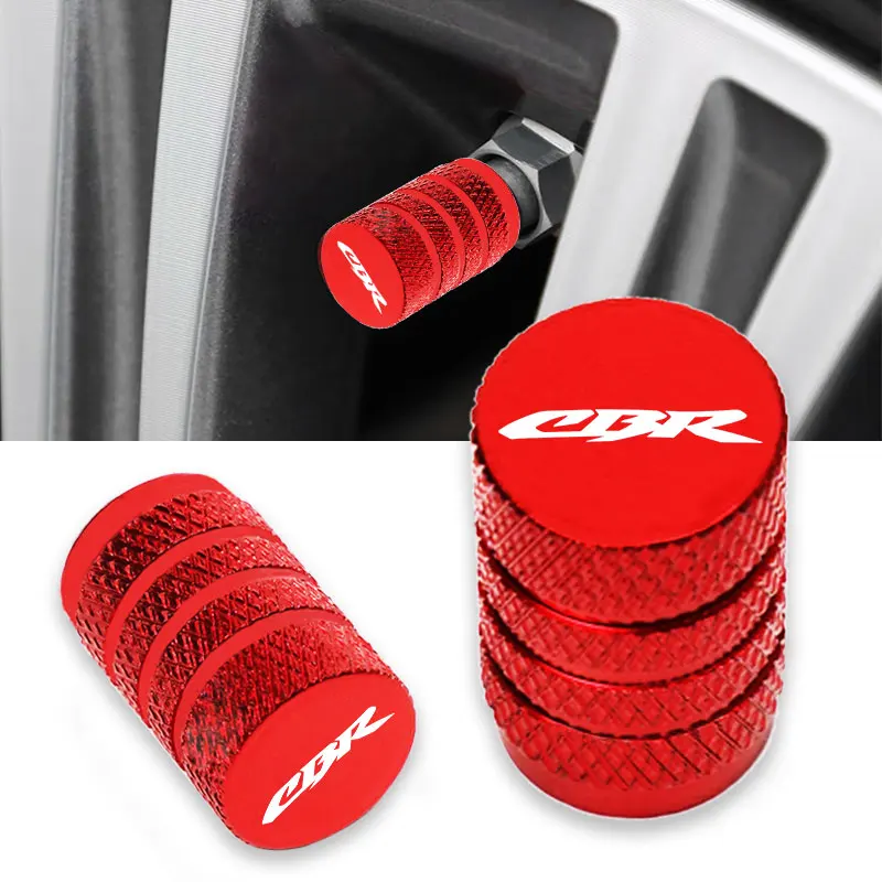 

For Honda CBR 125R 600 F4i 650F/R 1100XX 1000F cbr 600 954 1000 RR 900RR 250R Motorcycle CNC Aluminum Wheel Tire Valve Stem Caps