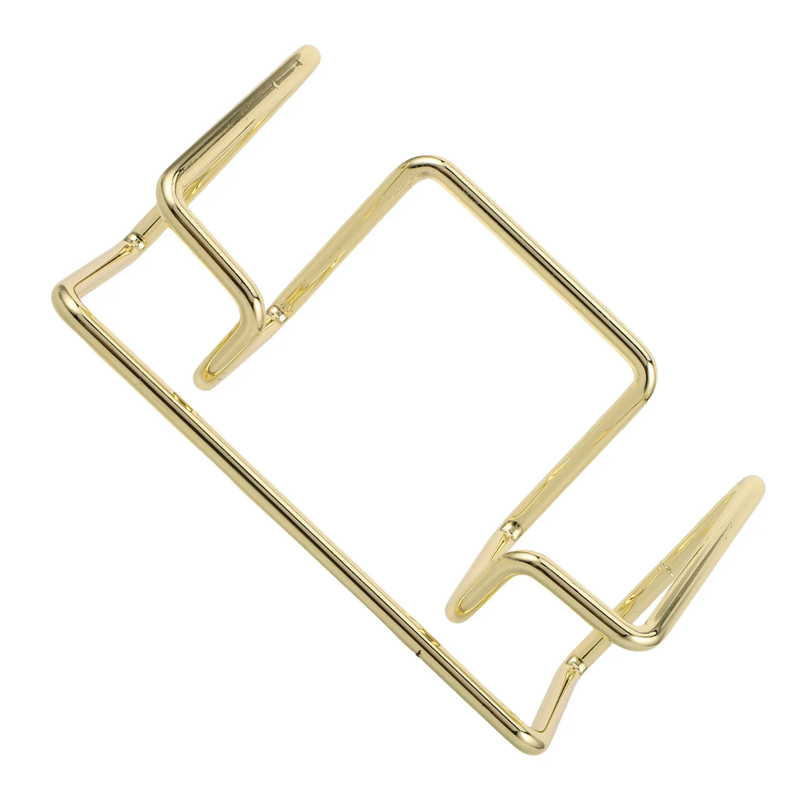 Business Card Holder Iron Desktop Organizer Multipurpose Large Capacity Minimalist Design Office Business Card Display Stand