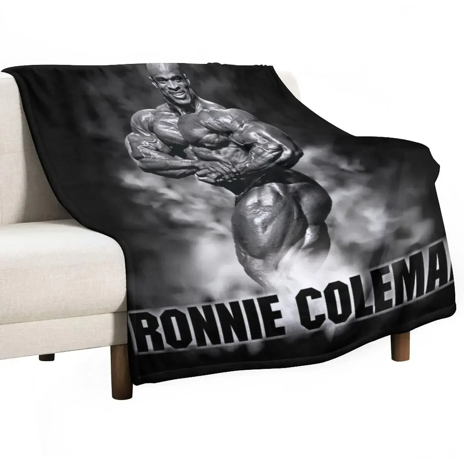 Ronnie Coleman Bodybuilder Throw Blanket Plaid Loose heavy to sleep Blankets