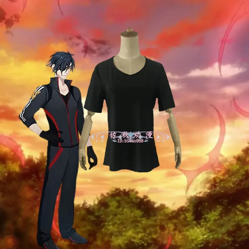 

NewShokudaikiri Mitsutada Черный Красный Спортивный Костюм Косплей Touken Ranbu Shokudaikiri Mitsutada Косплей Спортивная Одежда Custom Made2