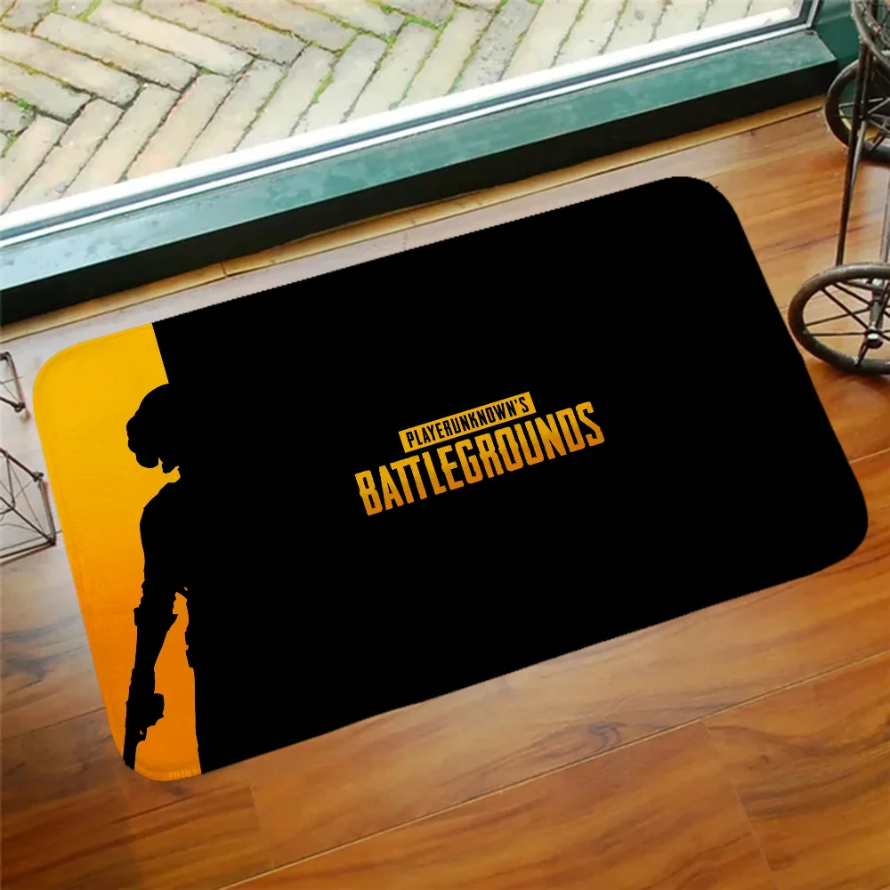 PLAYERUNKNOWNS BATTLEGROUNDS Floor Bath Mat Super Absorbent Bathroom Rug Washable Non-slip Kitchen Rug Carpet for Kitchen Mats