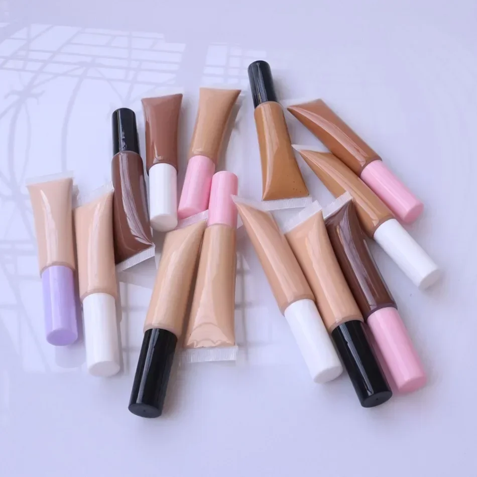 15 ml flüssiger Concealer Private Label, vollständige Abdeckung, langlebig, wasserfest, feuchtigkeitsspendend, individuelles Logo, Make-up, Großhandel, tierversuchsfrei