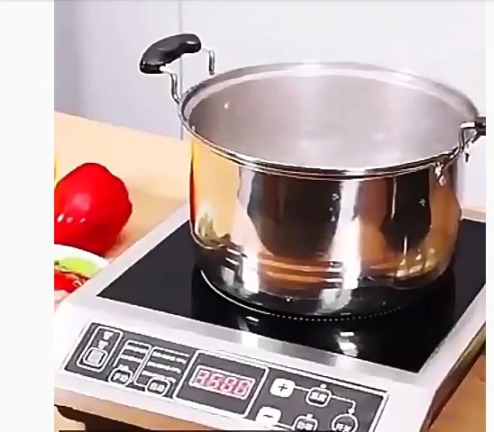 5000W Commercial Induction Cooker Desktop High Power Stir-Fry Canteen Hotel Appointment Timing Cooktop
