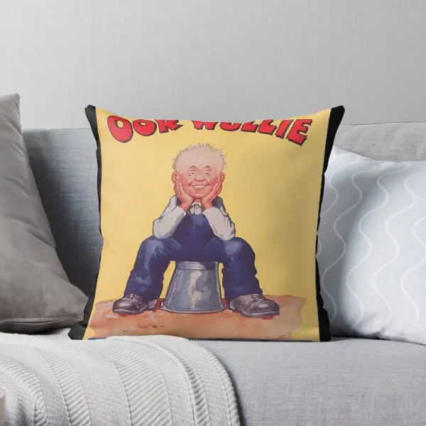 

Oor Wullie 1941 Vintage Print Printing Throw Pillow Cover Bed Case Hotel Sofa Cushion Comfort Car Pillows not include One Side