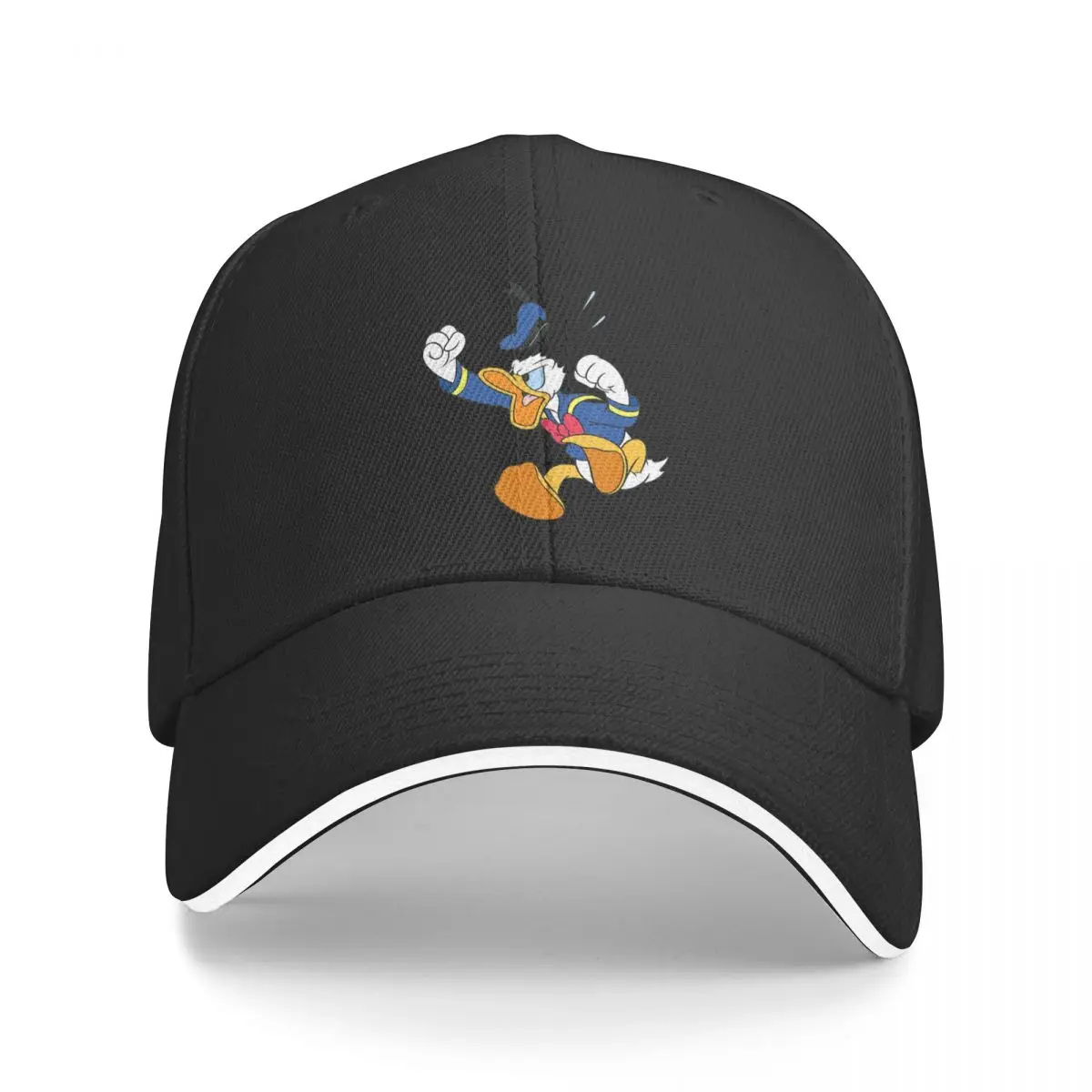 Pure Color Dad Hats Donal Duck Women's Hat Sun Visor Baseball Caps Disney Mickey Mouse Cartoon Peaked Cap