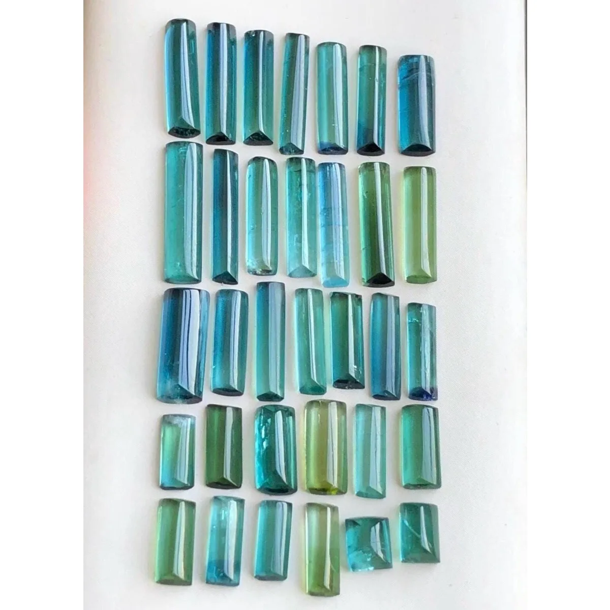 Brazilian Elbaite Gemstone Rough Collection, 10g 5-15mm Mixed Colors, Display Box for Craft Projects & Mineral Display