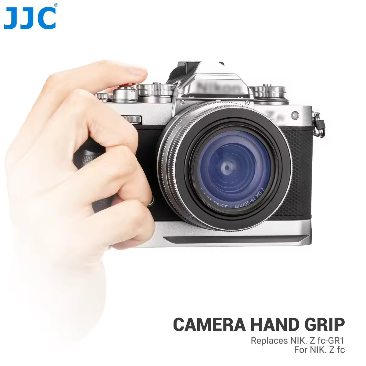 L-צורה אחיזה ביד עבור nikon z fc-GR1 ידית מתכת עם 1/4 "-20 חור ידית ידית מצלמה רצועת כתף עבור אביזרים למצלמת zfc