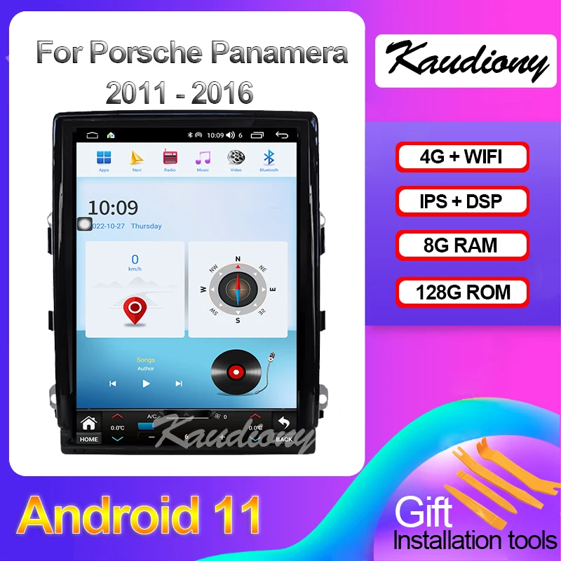 

Kaudiony Android 11 для Porsche Panamera 2010-2016 автомобильный DVD мультимедийный плеер Авто радио GPS Навигация стерео 4G DSP видео WIFI