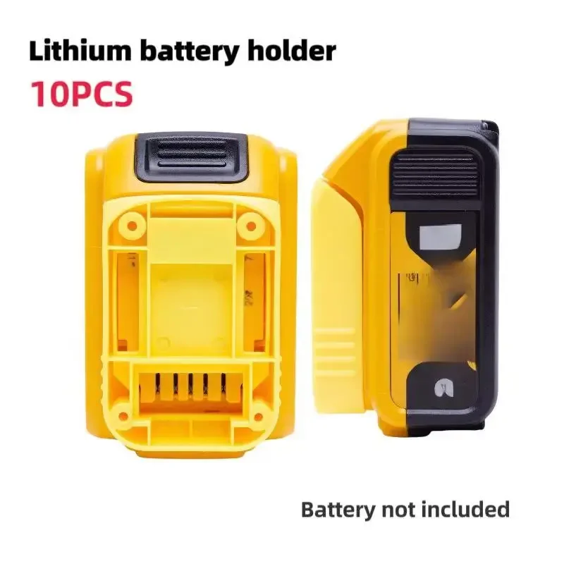 10 pack Battery Holder  For Dewalt 20V 60V  Lithium Battery Base Holder Wall Mount  for DCB200 DCB203 DCB205 DCB206 Batteries