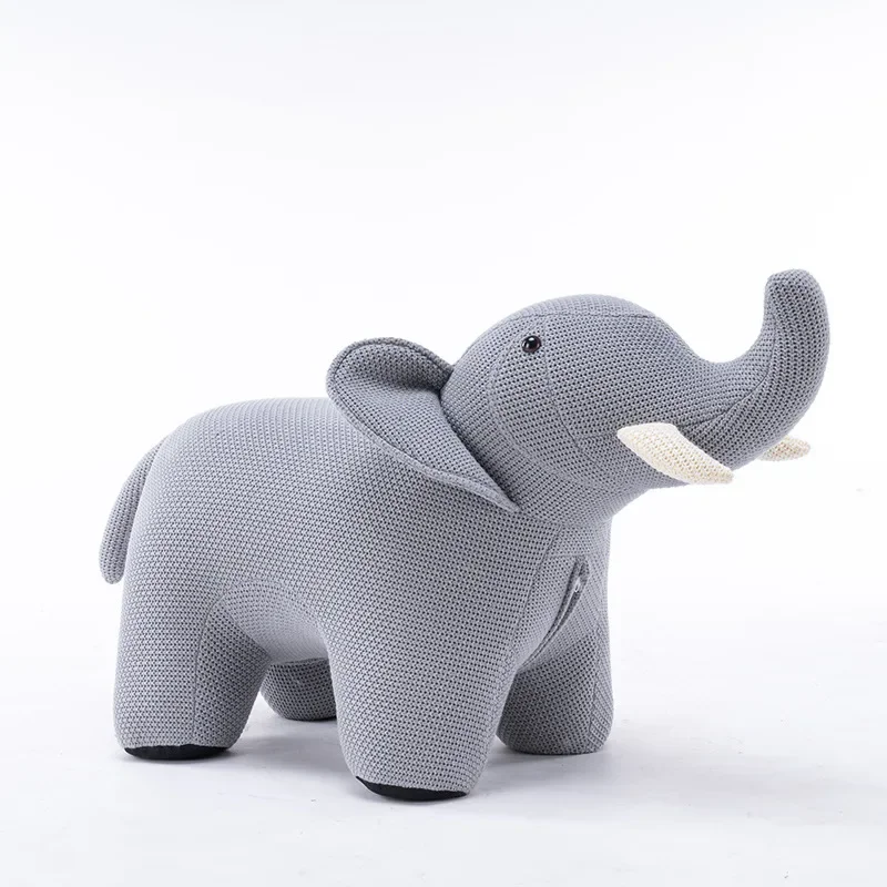 

Animal stool, knitted, Wanlong, Shapi, dog, elephant, rhino, divine beast, sofa