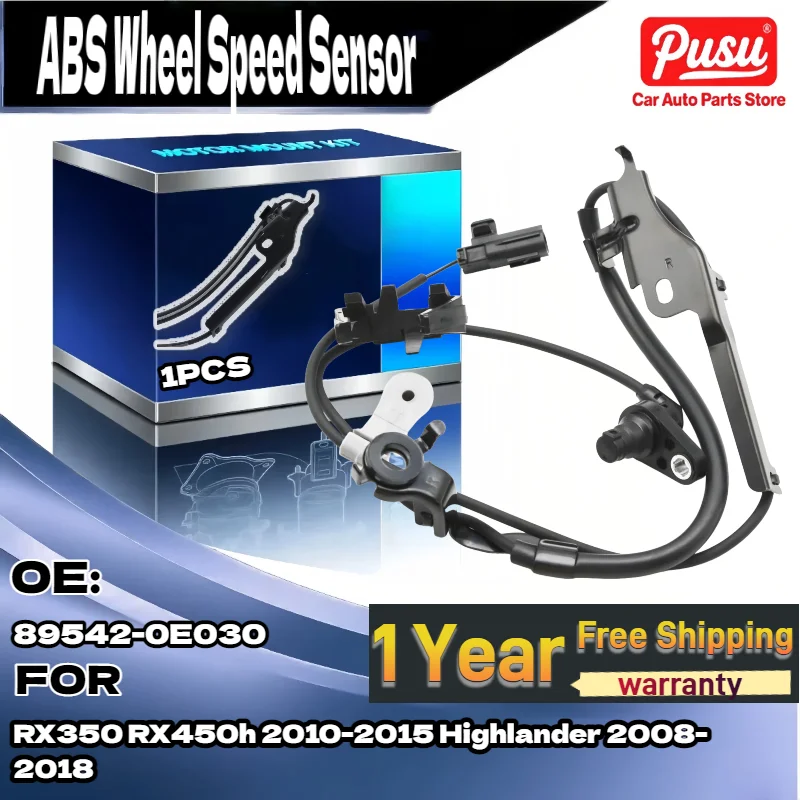 

Front RH ABS Wheel Speed Sensor 89542-0E030 for Lexus RX350 RX450h 2010-2015 for Toyota Highlander 2008-2018