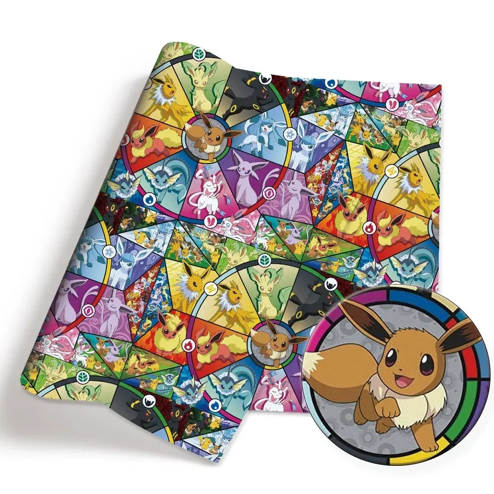 ポケモン漫画 Fabric140*50 センチメートル手作り縫製パッチワークキルティングベビードレスホームシートプリント生地生地縫製子供