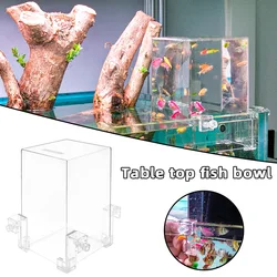 Aquariums Negative Pressure Fish Tank Clear Aerial Aquarium Extender Ecological Landscaping Decoration Fish Tank Bowl Isolation