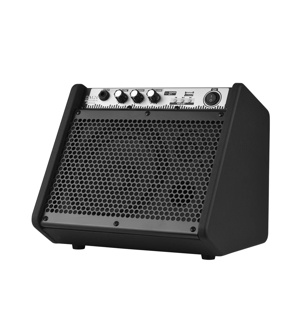

China Factory Cheap 20W Mini Electric Drum Monitor Amplifier ODM OEM Logo Custmozied Drum Speaker