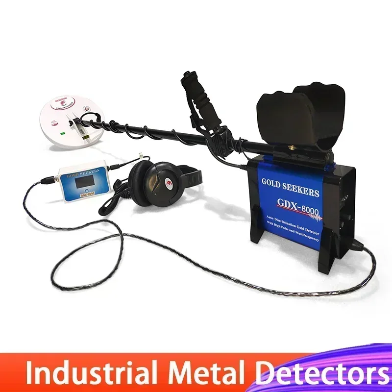 Venta directa de fábrica profesional GDX8000 Detector de metales de oro cazador de tesoros de inducción de pulso de súper alta sensibilidad