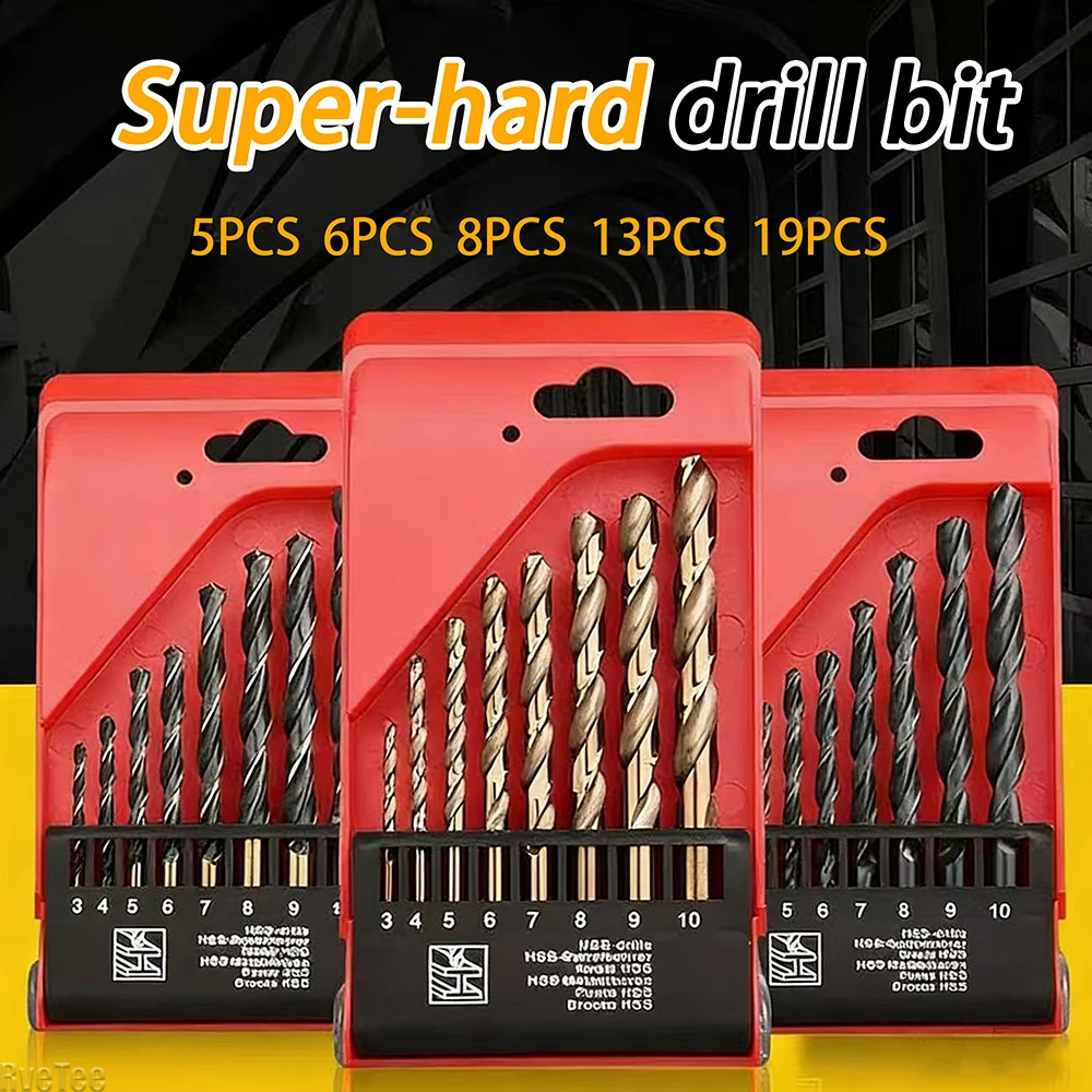 

High-speed steel 6542 4241 M35 cobalt-containing twist drill can process materials such as iron, copper, aluminum and plastic.