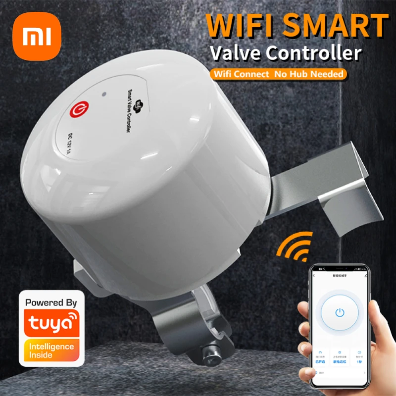 

Voice Control Wifi Valve Controller Support Alexa Assistant Smart Valve Manipulator Water Gas Switch Smart Home