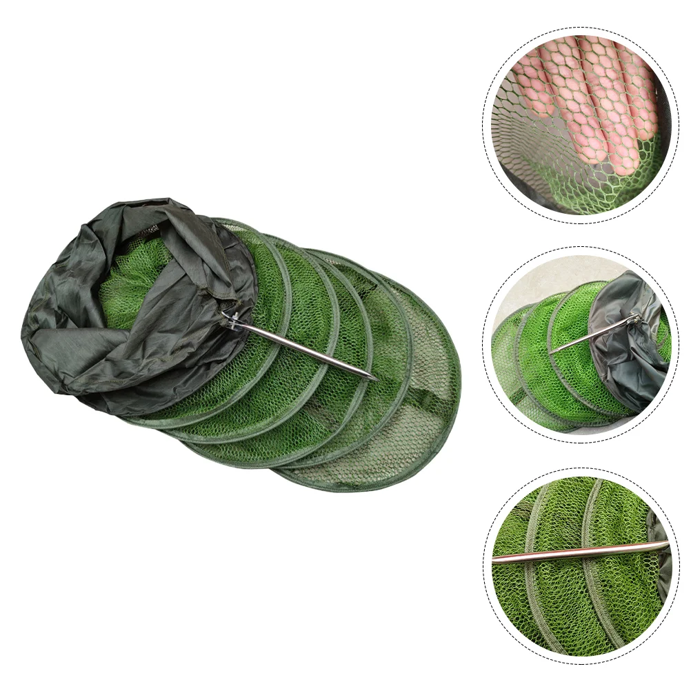 

Mesh Bag Portable Fish Protection Net Cast Nets for Fishing Fishnets Bream 200x33cm Stainless Steel Polyester Cage