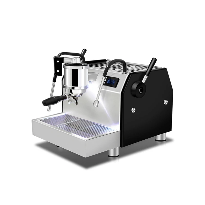 

Commercial semi-automatic espresso machine double boiler rotary pump three-stage PID temperature control pre-immersion