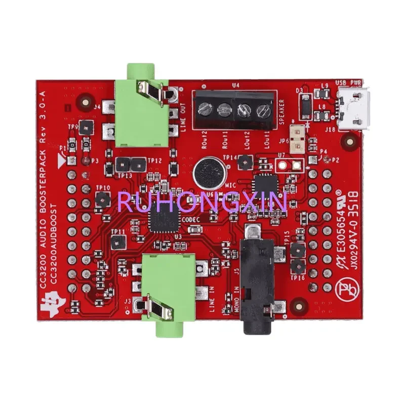 CC3200AUDBOOST SimpleLink Wi Fi CC3200 Audio BoosterPack Expansion Board