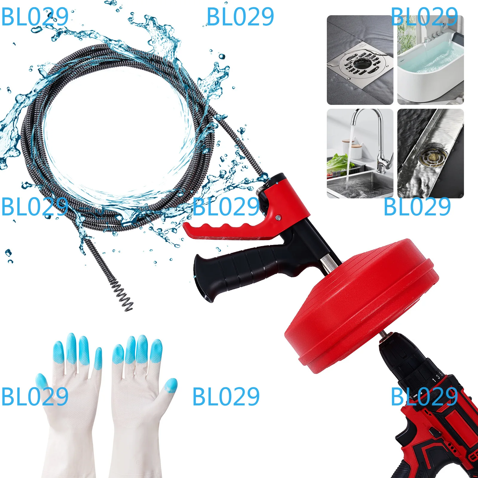 Professional Drain Snake Auger - Drain Snake Flexible recension och pris