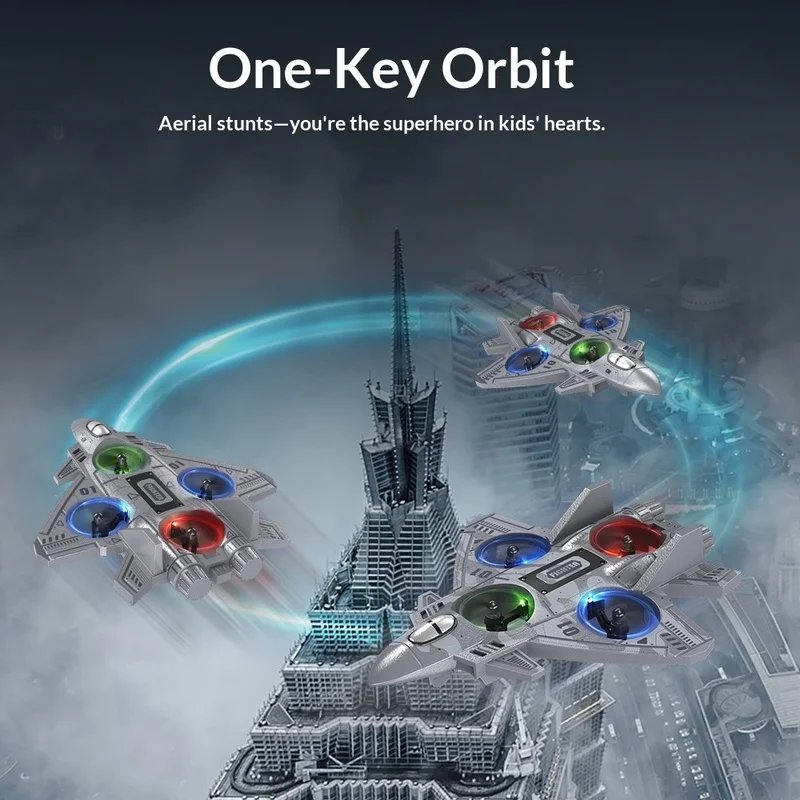 Hot Sale RC Drone Airplane Long Flight Time Altitude Hold Crash Resistant Foam Quadcopter Flying Toy for Kids Beginners Gift