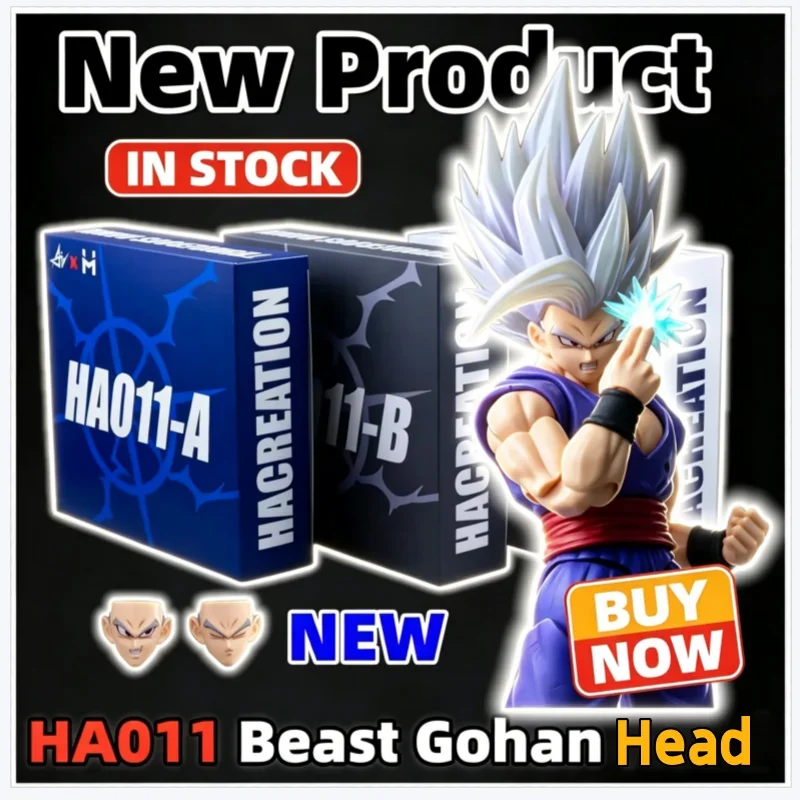 

НОВИНКА: Набор для сборки скульптуры головы Гохана из Dragon Ball Beast (Air&HM HA011), аниме-фигурка SHF, коллекционная модель DBZ, игрушка