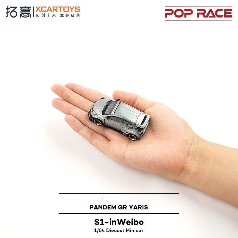 

Xcartoys 1:64 Toyota Pandem Gr Yaris Alloy Miniature Diecast Model S1-Inweibo Gr Yaris Racing Car Toy Gift Collection Ornament