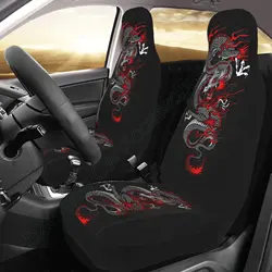 Dragon Car Front Seat Covers Sets of 2pcs Bucket Seat Covers Universal Fit for Most Cars SUVs Trucks Van