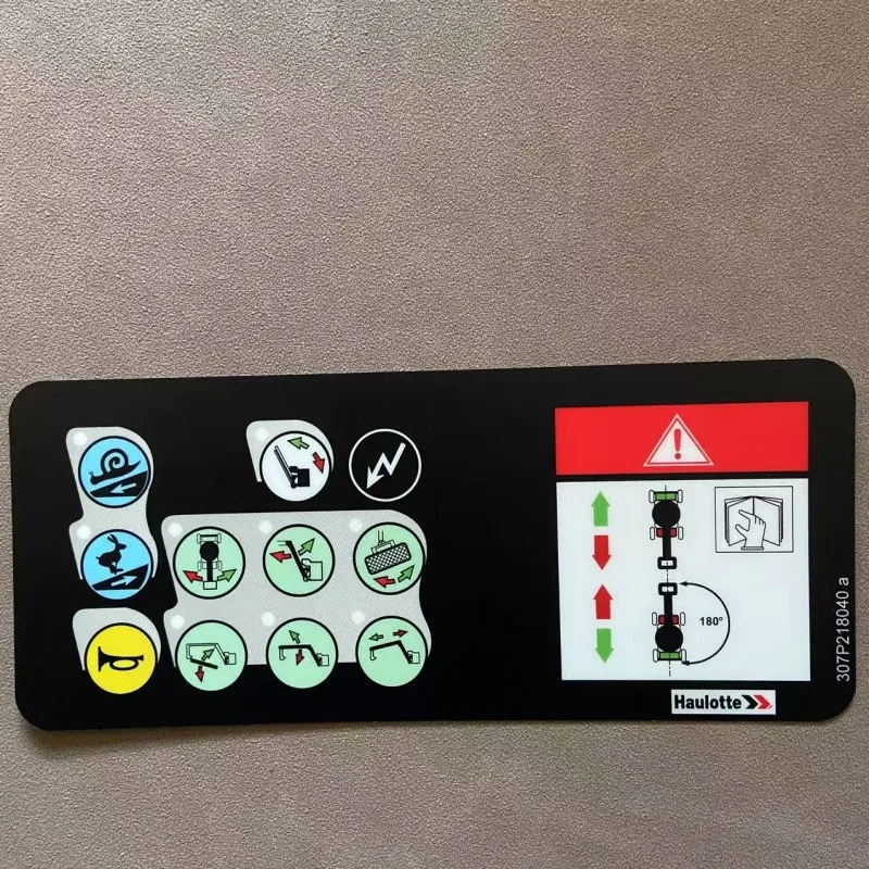 

307P218040 a HA-307P218040 a Decal Control box Used for Haulotte Lift HA12IP, HA15IP