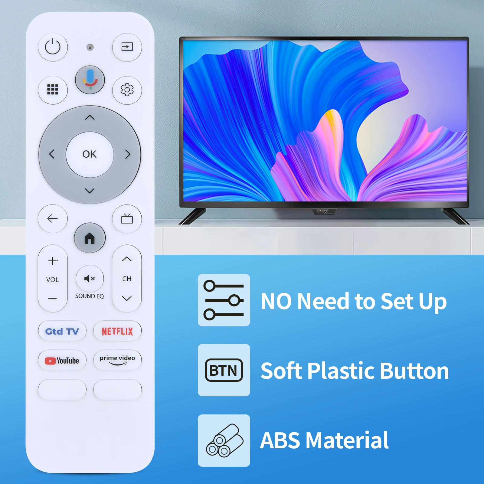 Nouvelle télécommande vocale pour boîtier TV Gtd