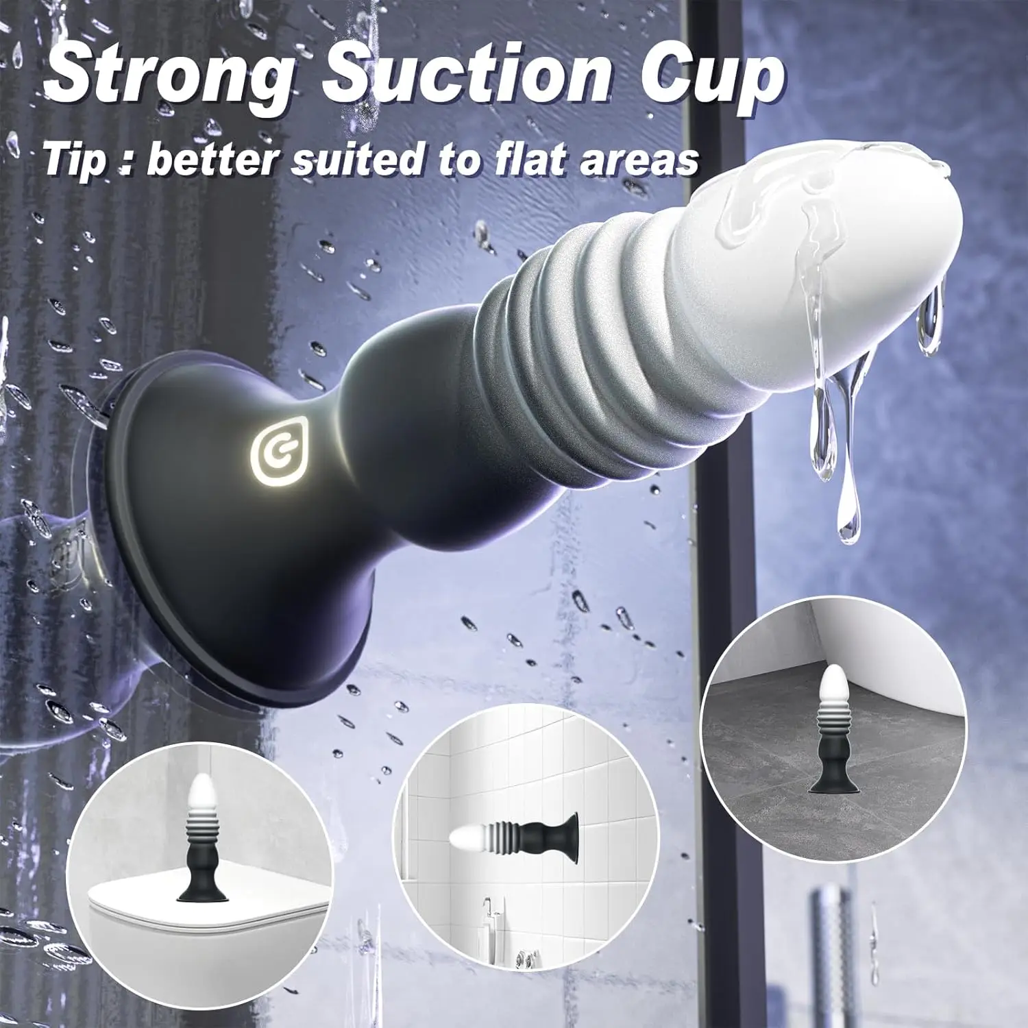 Giocattolo accoppiamento massaggiatore prostatico - Giocattolo sessuale con vibratore con controllo APP, vibratore inferiore, vibratori maschili e femminili, 7 vibrazioni e 7 spinte