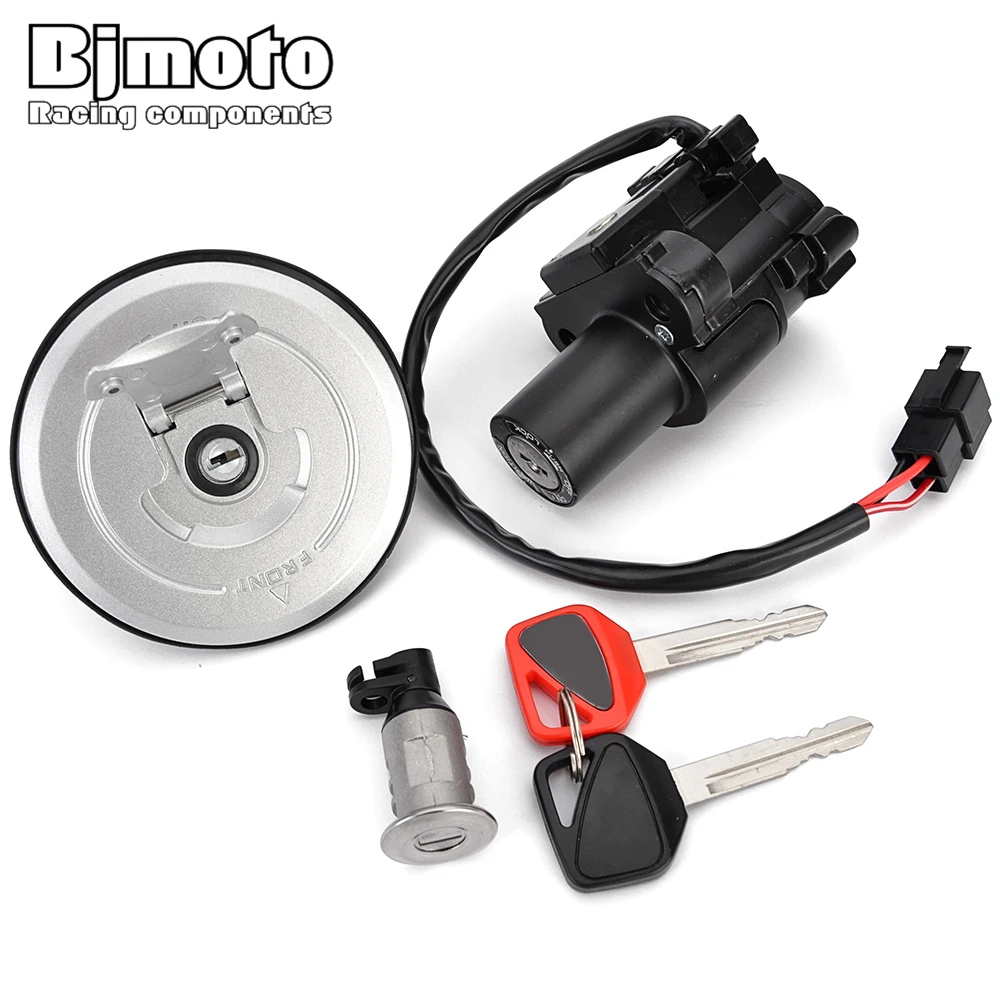 Ignition Switch Fuel Gas Cap Seat Lock Key Kit For Honda CB250F CB250F CB300F CBR250R ABS TRICOLOR REPSOL EDITION