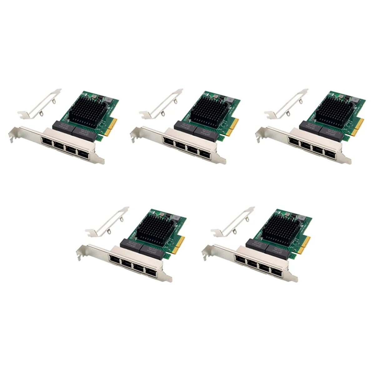 

5X PCI-E X4 Server Network Card BCM5719 4 Port RJ45 Gigabit Ethernet Server Adapter PCI-E Network Card Adapter