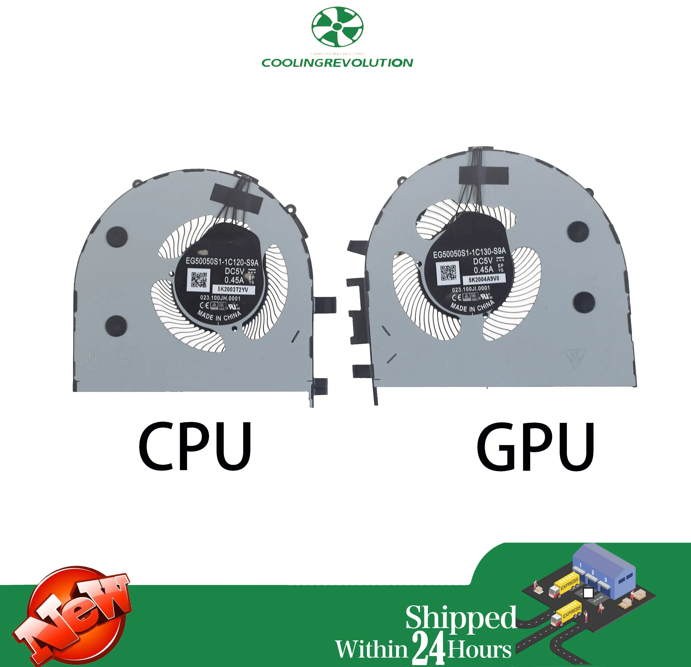Laptop CPU GPU Cooling Fan EG50050S1-1C120-S9A EG50050S1-1C130-S9A