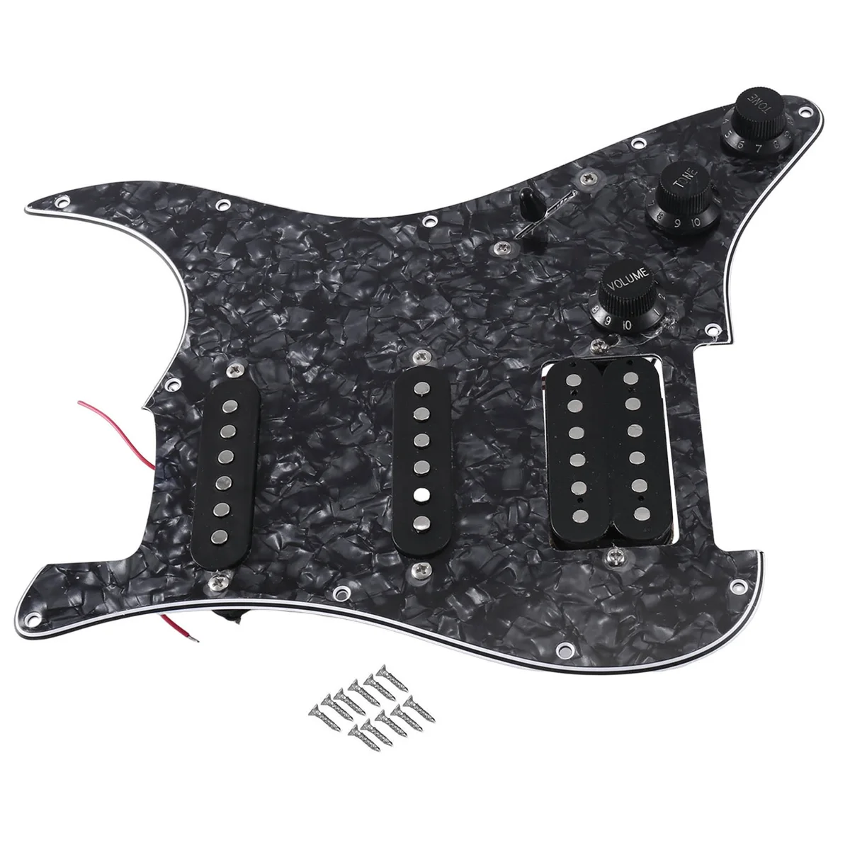 

SQ Electric Guitar Loaded Prewired Electric Guitar Pickguard Pickup Assembly-ABJQ