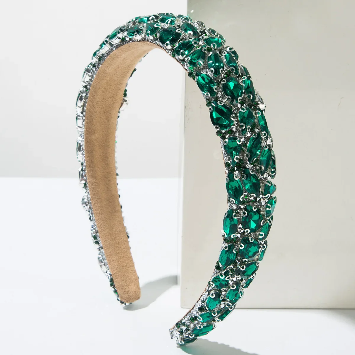 European and American Fashion Baroque Full of Diamonds Shiny Color Drill Headband Luxury Gorgeous Ball Banquet Hair Accessories