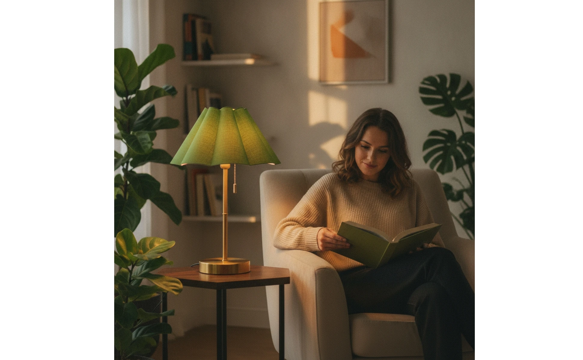 Table Lamp with Pleated Shade Compact Rechargeable Table Lamp Warm Glare-Glare-Reducing for Readers, Nightstand, Bedroom Table Lamp with Pleated Shade Compact Rechargeable Table Lamp Warm Glare-Glare-Reducing for Readers, Nightstand, Bedroom