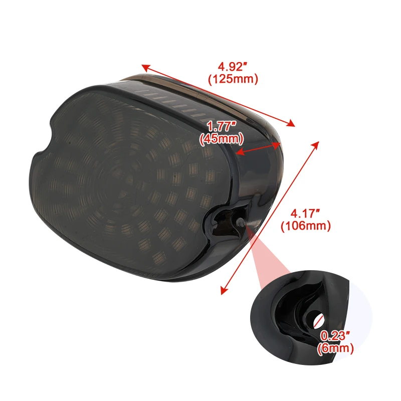 Motorcycle Rear Led Tail Light Brake Turn Signal Lights For Harley Dyna Softail Fat Boy Sportster 883 Touring Road Electra Glide view 3